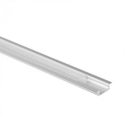 Profilo LED P02 incasso anod. diff. trasparente 2m Ecolight
