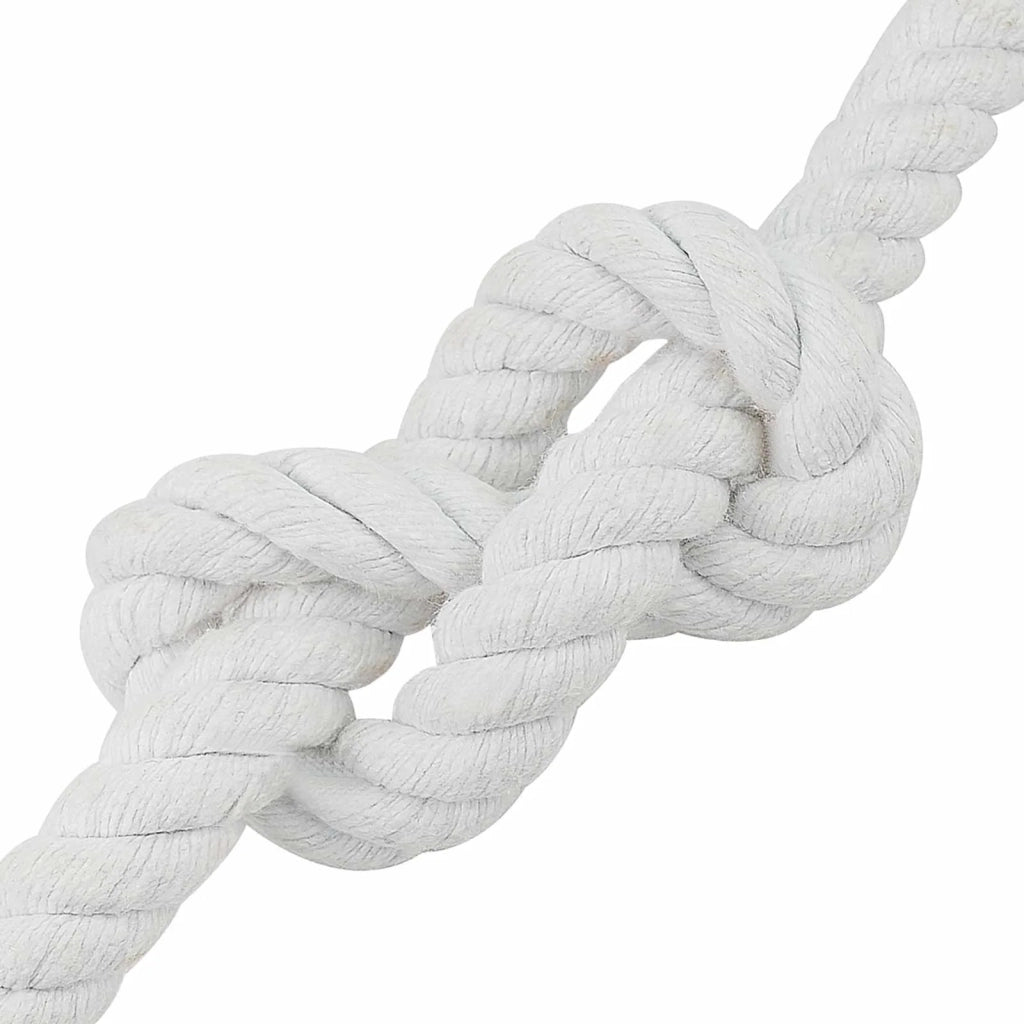 Corda di Cotone 20 mm 50 m Bianco 100% Cotone 42011874