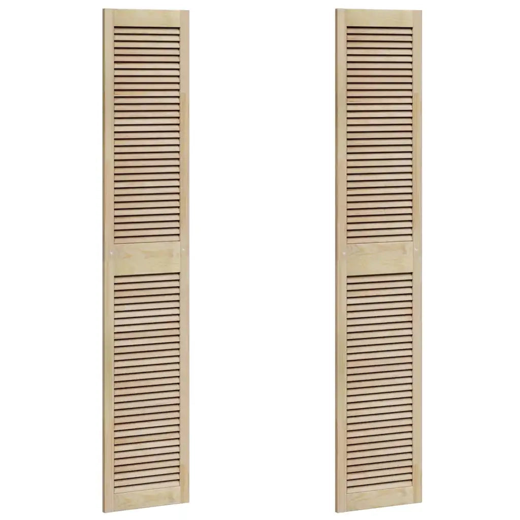 Porta per Armadio con porta 2 pcs Naturale 201 x 2,1 x 39,5 cm 42019273