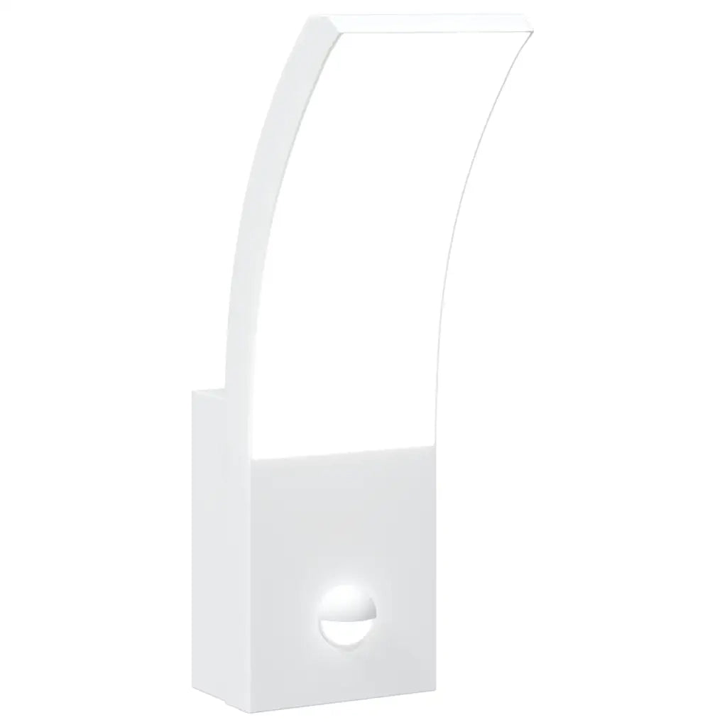 Applique con LED e Sensore Bianca in Alluminio Pressofuso 4006266