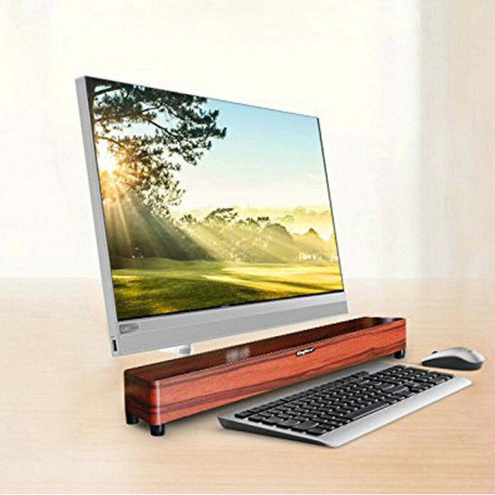 Trade Shop - Speaker Cassa Soundbar Legno Aux Bluetooth 4.2 Wireless Smartphone Tv Tablet Pc -