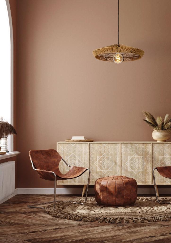Lampada a sospensione boho carta Ø50 Yunkai E27 Lucide