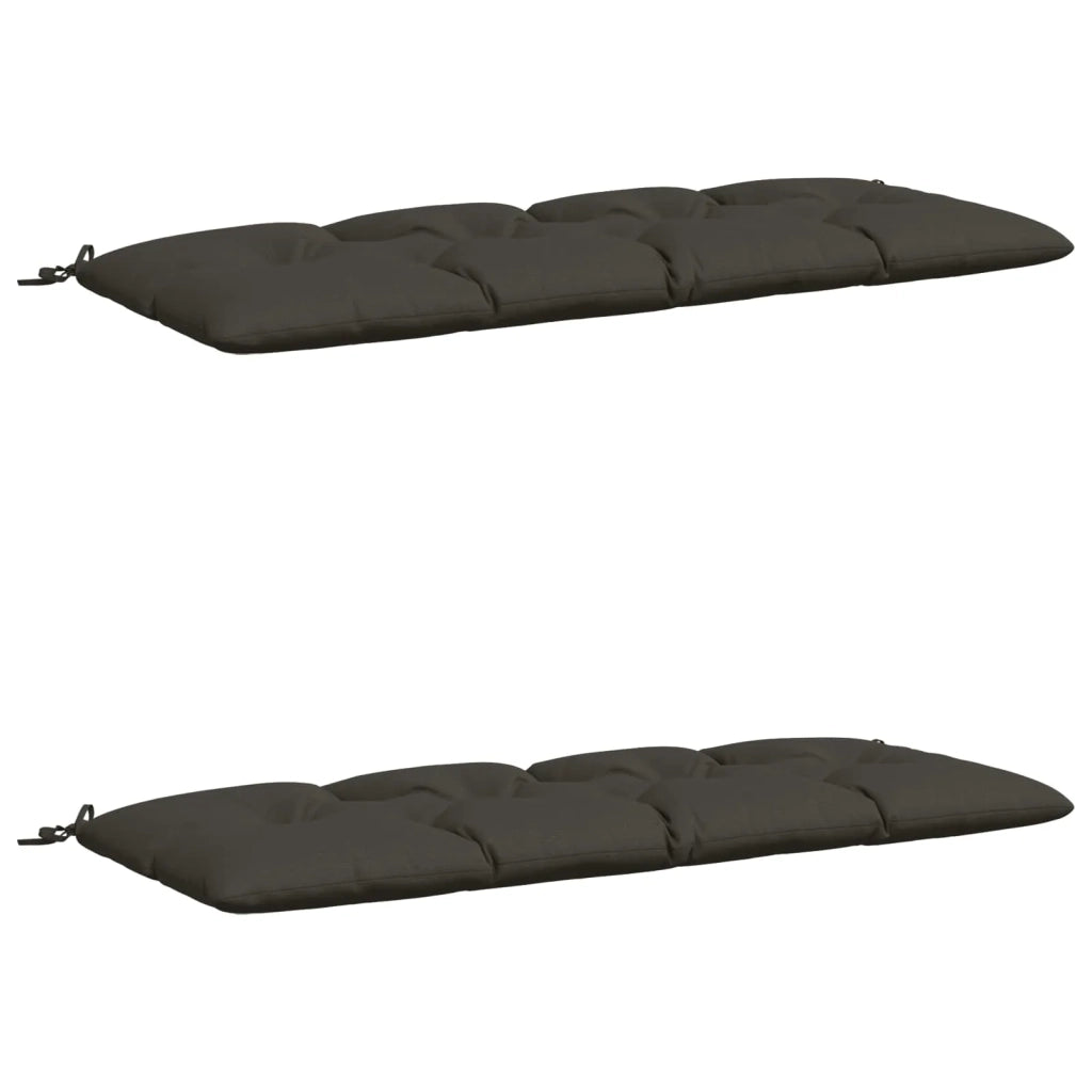 Cuscini per Panchina VIANEN 2 pz 100% Poliestere Antracite 952745