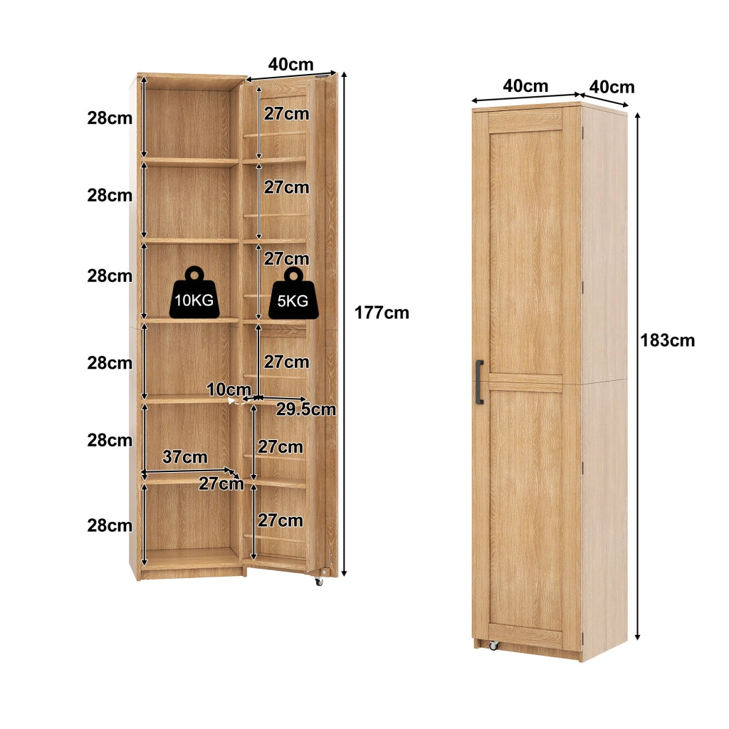 Armadio multiuso ¨C Minimal ¨C Bianco 40x40x183 cm