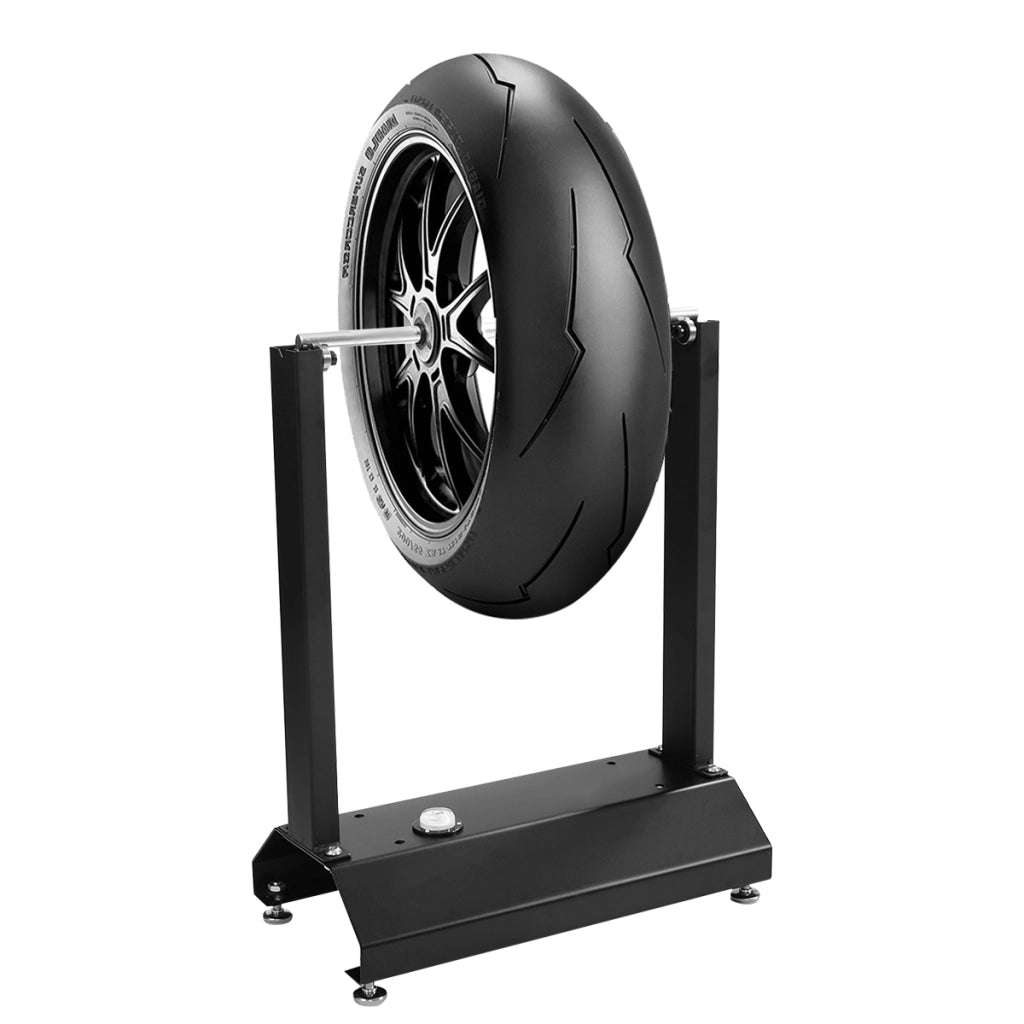 Equilibratrice portatile per bilanciare pneumatici di motocross, equilibratrice statica per ruote di bici e moto per casa e officina