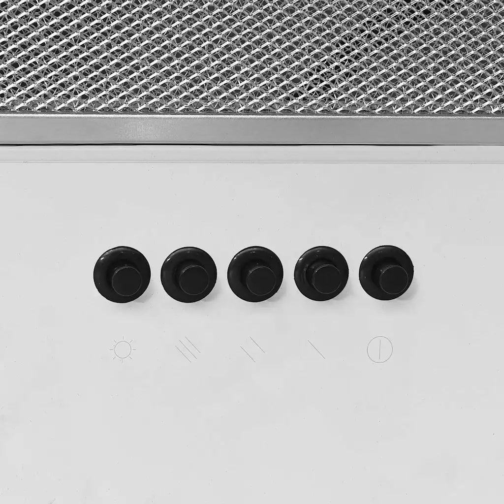 Cappa a Parete 60 cm in Acciaio Inox e Vetro Temperato Bianco CFW6215215