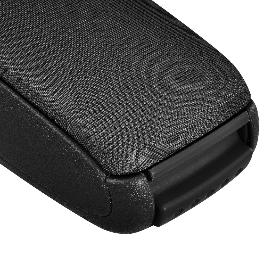 Bracciolo centrale per Fiat Grande Punto con vano imbottito in tessuto nero 03_0000446