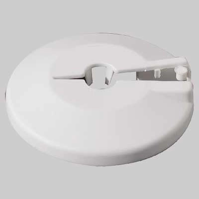 ROSETTA IN PLASTICA BIANCA  14     MADE IN ITALY