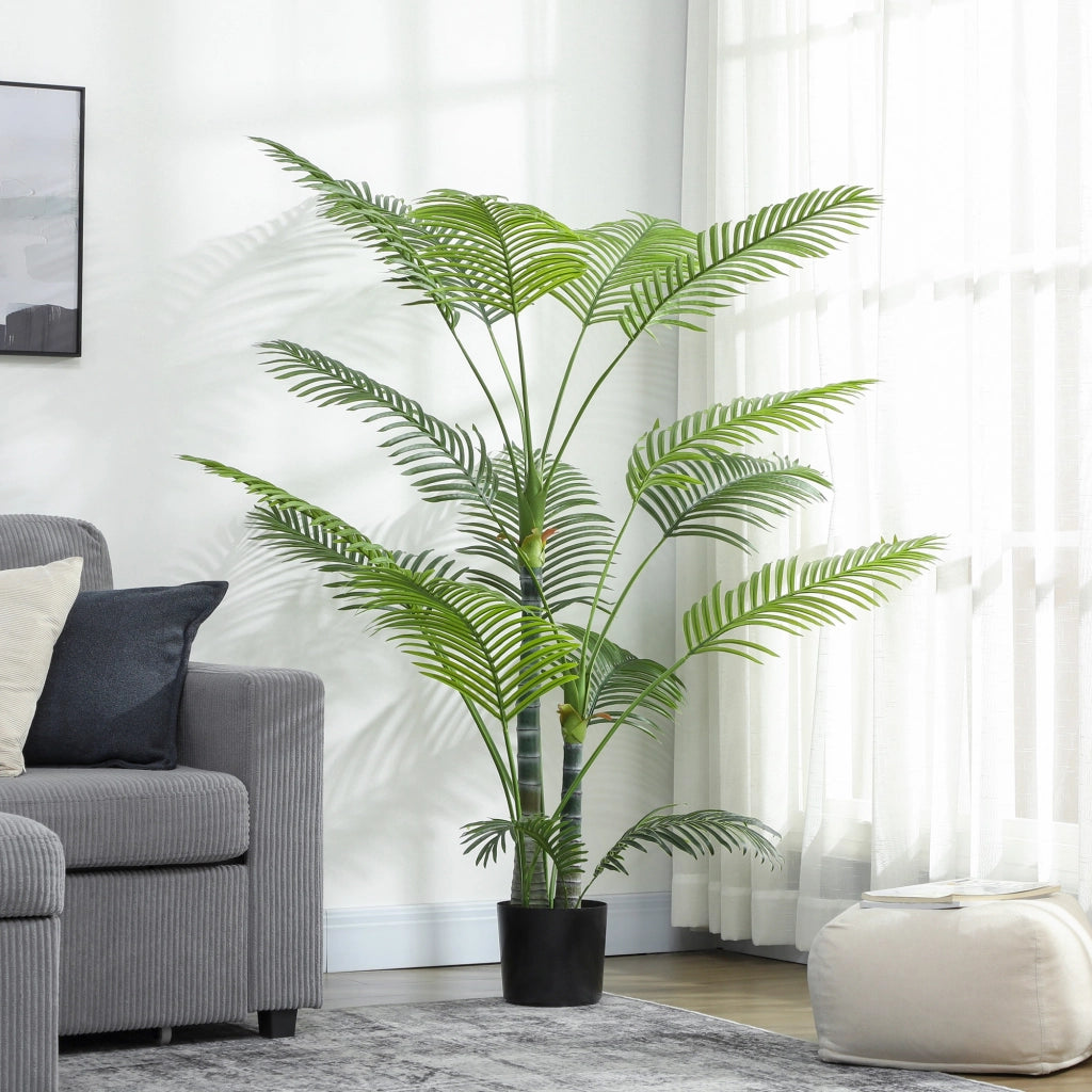 Palma artificiale ¨C Minimal ¨C 170 cm verde con vaso