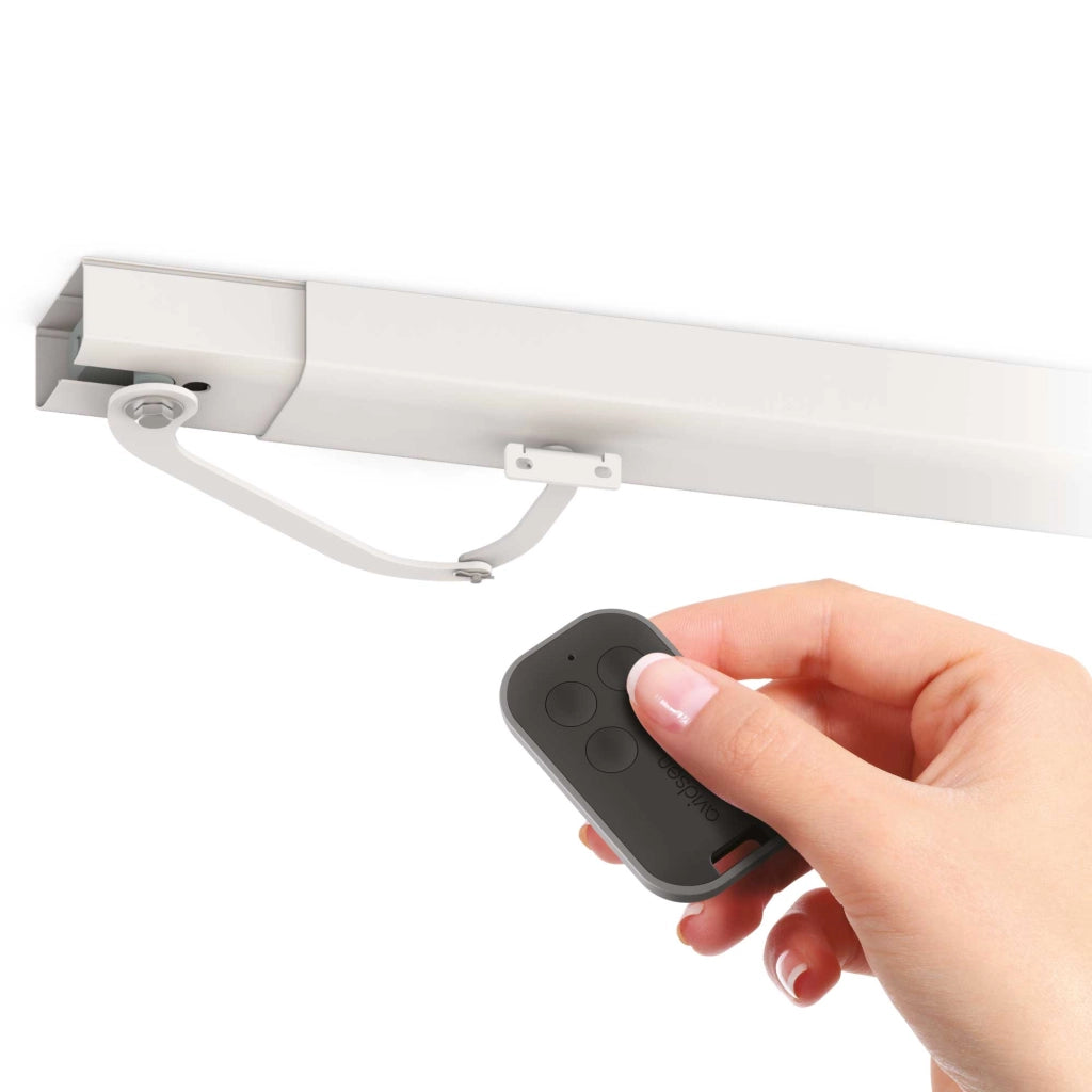 Kit da 4 Automazioni per Persiane a Battente Wi-Fi Avidsen OPEN-W con 4 x Moduli Wi-Fi 127046 – Motorizzazione elettrica per 1 o 2 ante, con telecomando wireless 114600 x 4