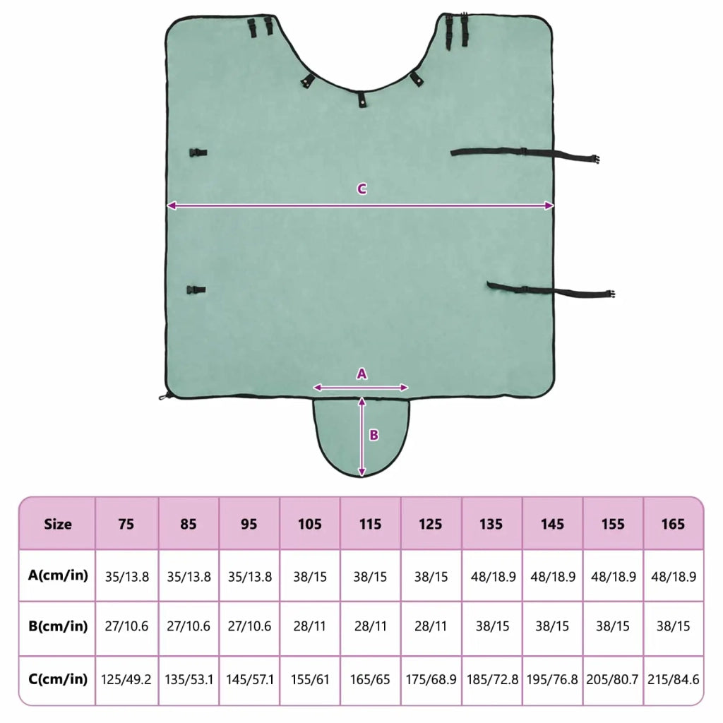 Coperta per Cavalli Verde speciale 75 cm Poliestere 42013307