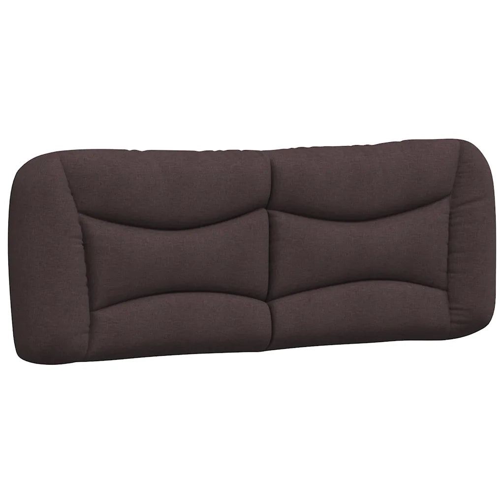 Giroletto senza Materasso-Struttura Letto Hvar Marrone Scuro 140x200 cm Tessuto