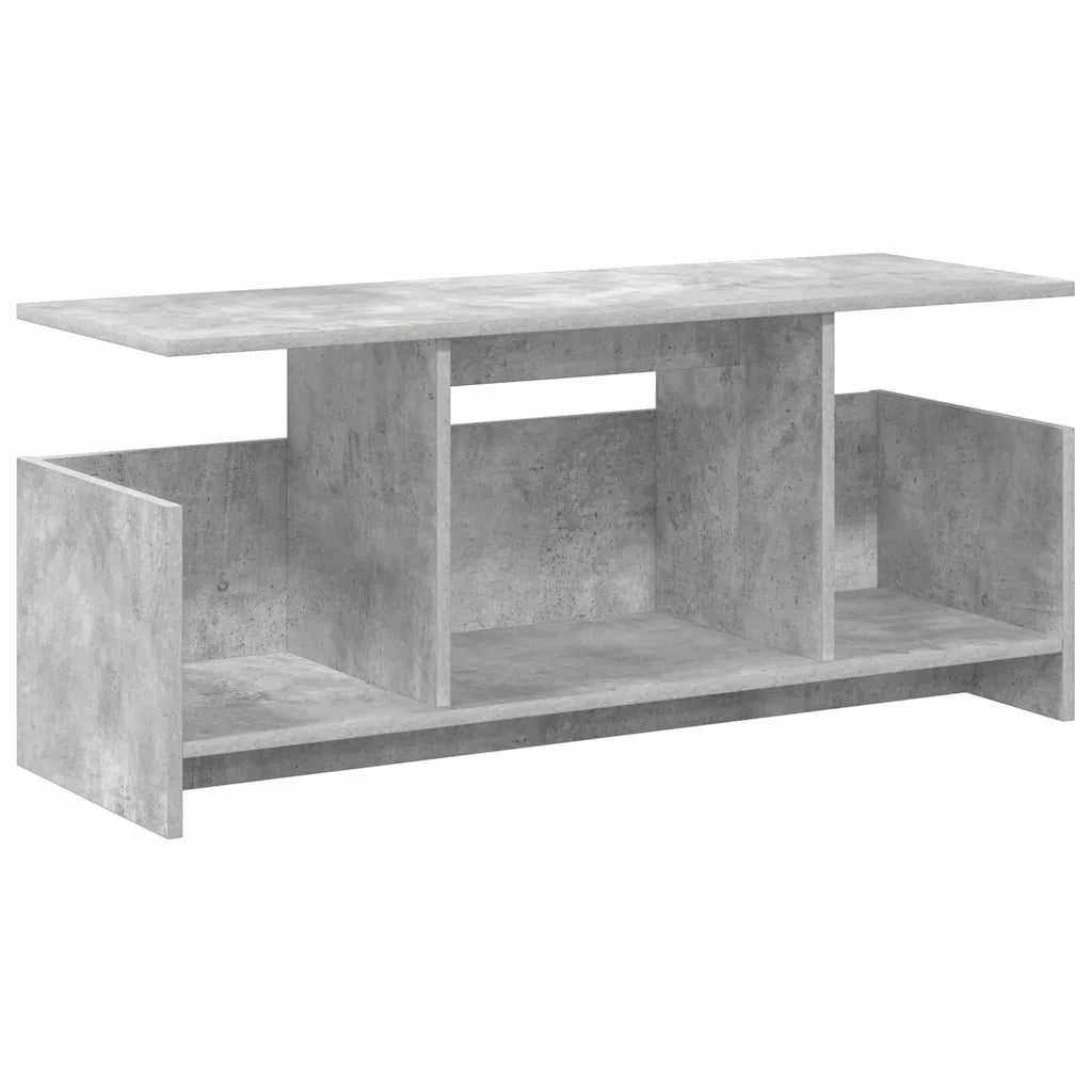 Supporto TV-Credenza per TV-Mobile TV Grigio cemento 102 x 35 x 45 cm Legno multistrato