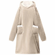 Felpa coperta Beige L Pile e Flanella 42017182