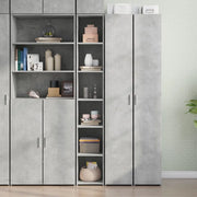 Credenza Grigio Cemento 30x41x185 cm in Legno Multistrato 846414