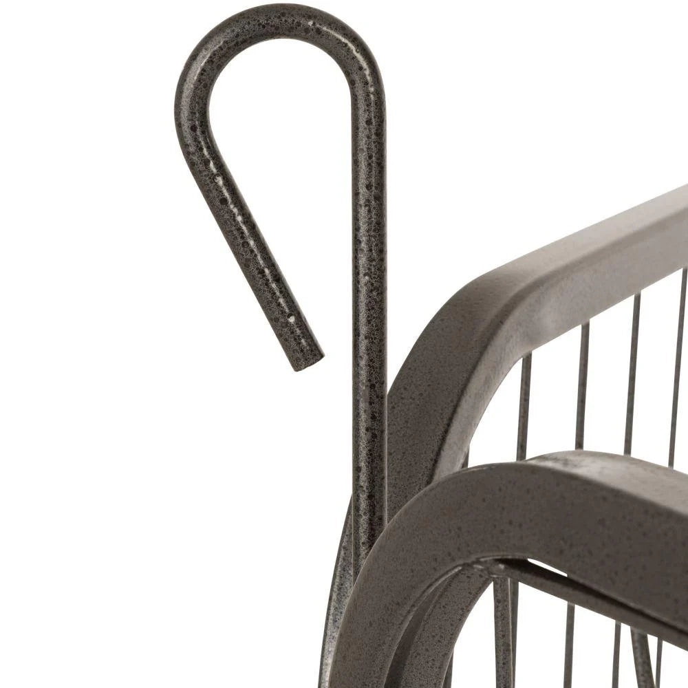 Gabbia modulare per cani 60 cm grigia 3708149