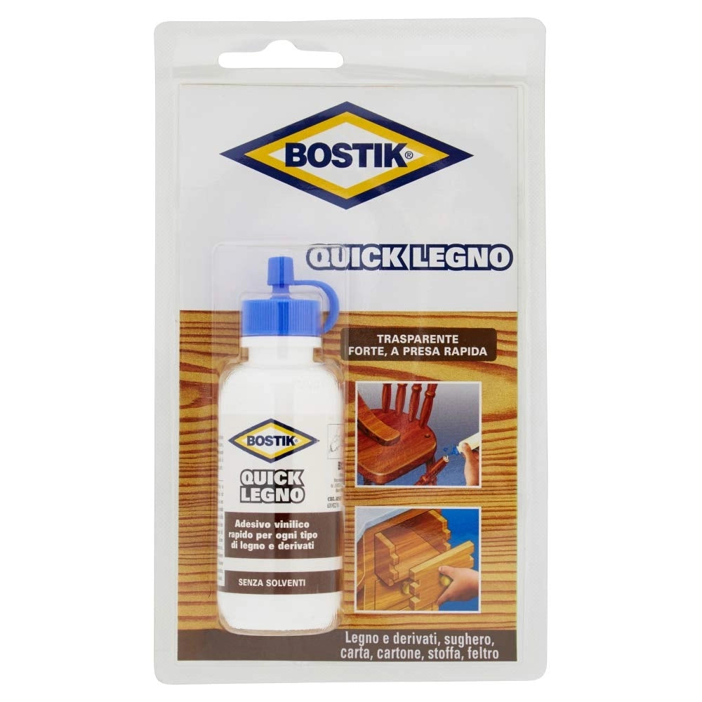 Bostik Quick Legno 75 g 4 Pezzi
