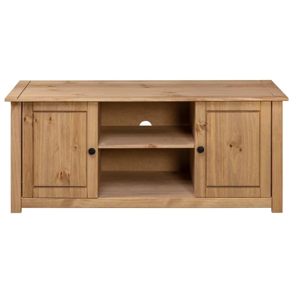 Moble TV 120x40x50 cm in Legno Massello di Pino Panama Range 282670