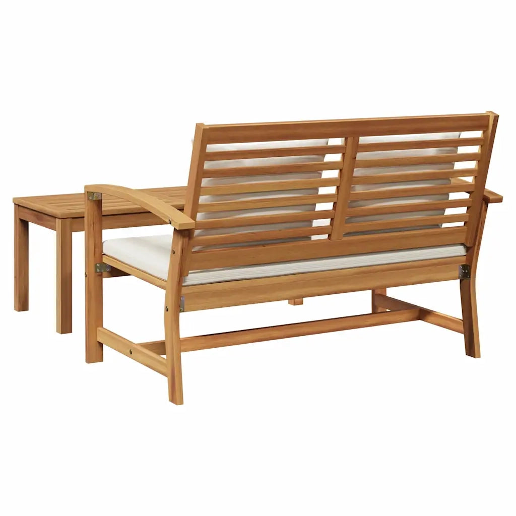 Set Panchina e Tavolo da Giardino con Cuscini 2 Pezzo 42006406