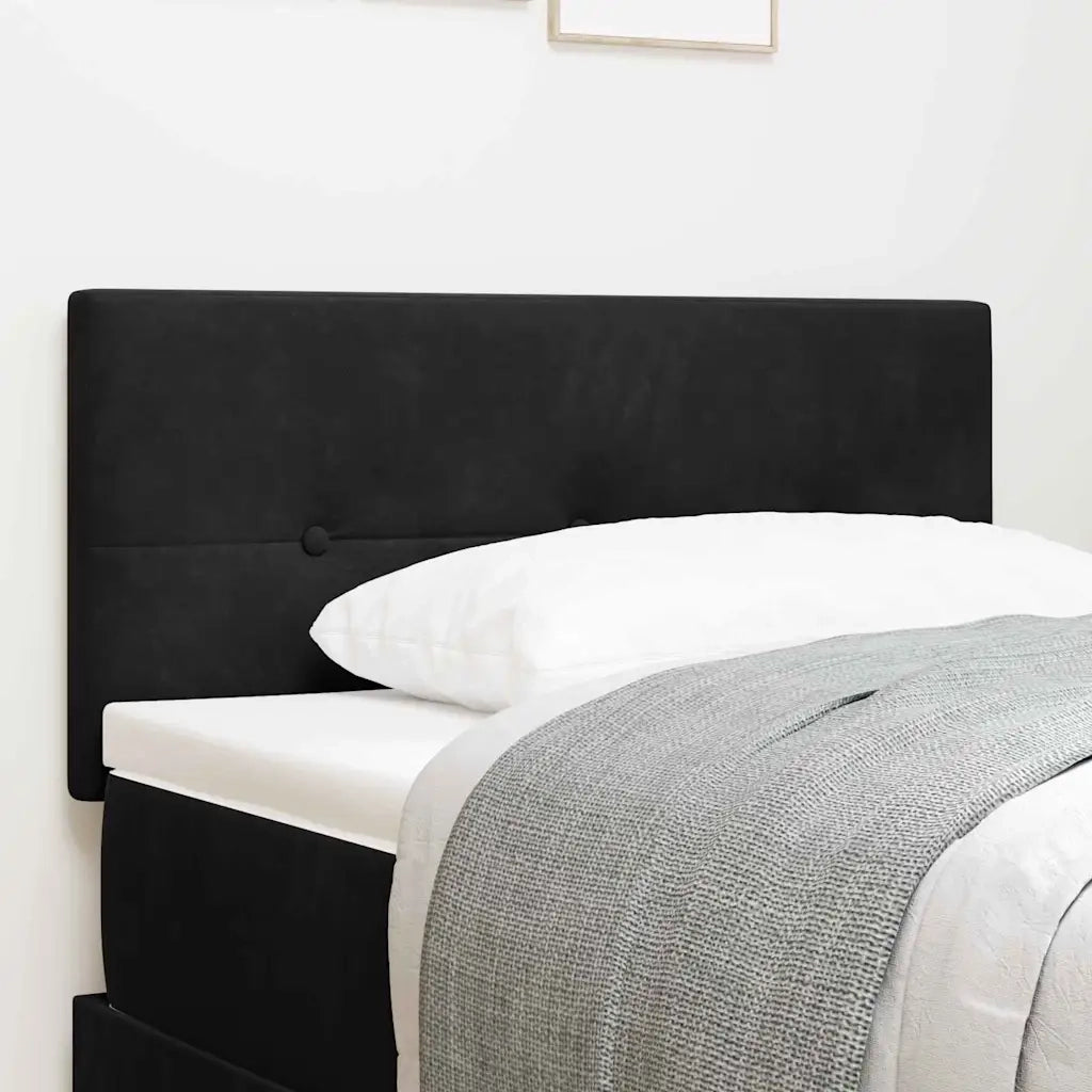 Testiera | Testata Nero 90 cm Velluto
