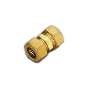 Raccordo 12x12mm diritto doppio a compressione con tenuta o-ring