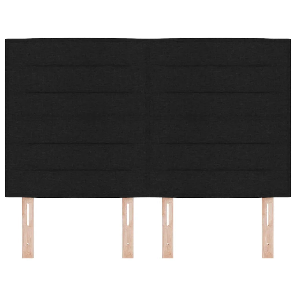 Testiera | Testata Nero 144 cm Tessuto