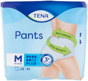 TENA LADY PANTS PLUS TAGLIA MEDIUM 9 PEZZI