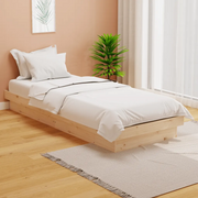 Giroletto-Struttura Letto in Legno Massello 75x190 cm Small Single 853846