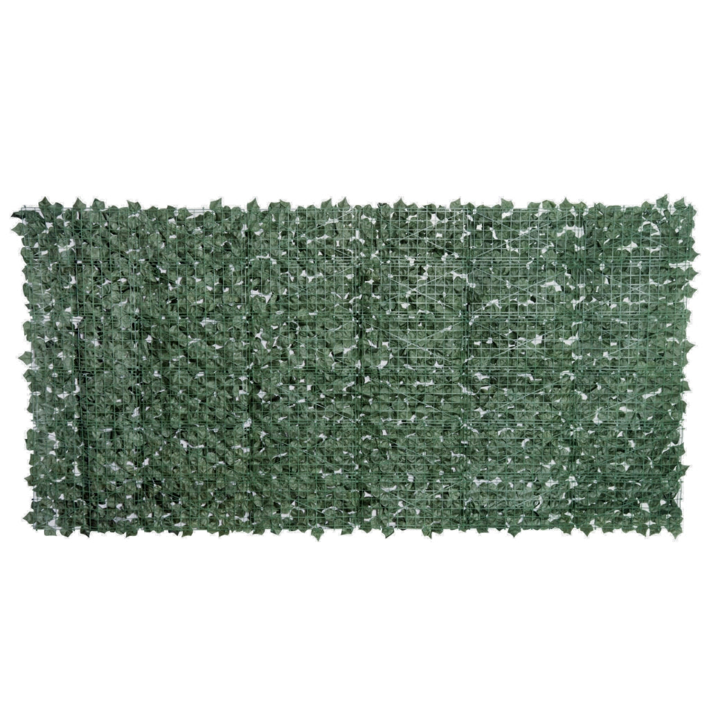 Siepe artificiale 300x150 cm verde scuro in PE, schermatura per esterni
