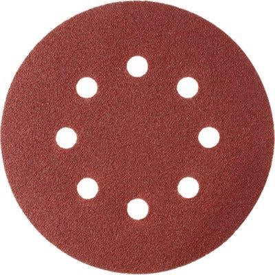 CARTA ABRASIVA VELCRATA LEVIGATRICE 7760 WOKIN - GRANA  80 MM 125 776008 CF=PZ 5- 5 confezioni