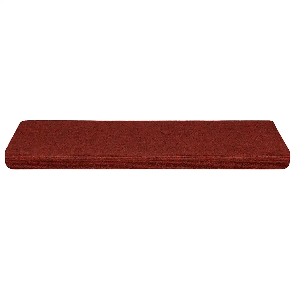 Tappetini per scale autoadesivi 30 pz 65x21x4 cm Bordeaux Rosso 3365695