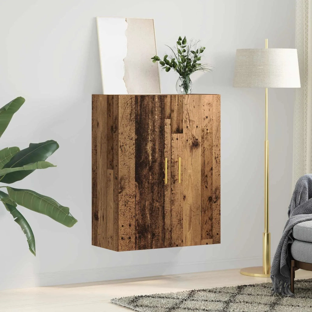 Armadietto a Muro | Mobile a Parete Legno vecchio 69,5 x 34 x 90 cm