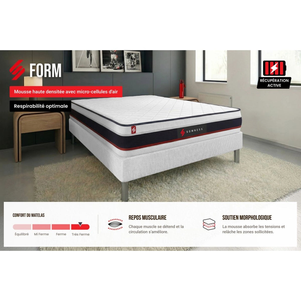 Set materasso e base 140x200 cm - Form