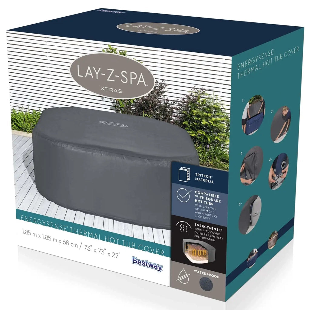 Bestway Copertura PVC e POM Grigio 42035738