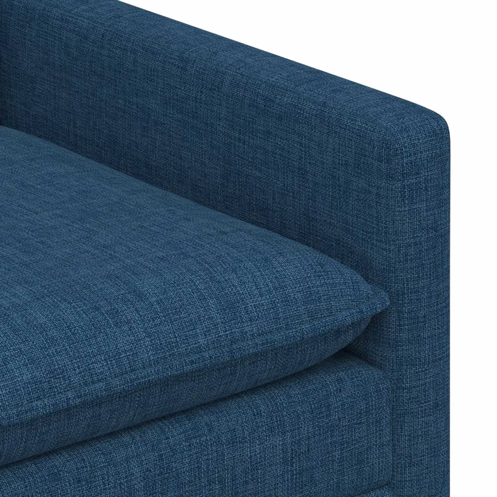 Set di divani 2 pz Blu Tessuto 3417144