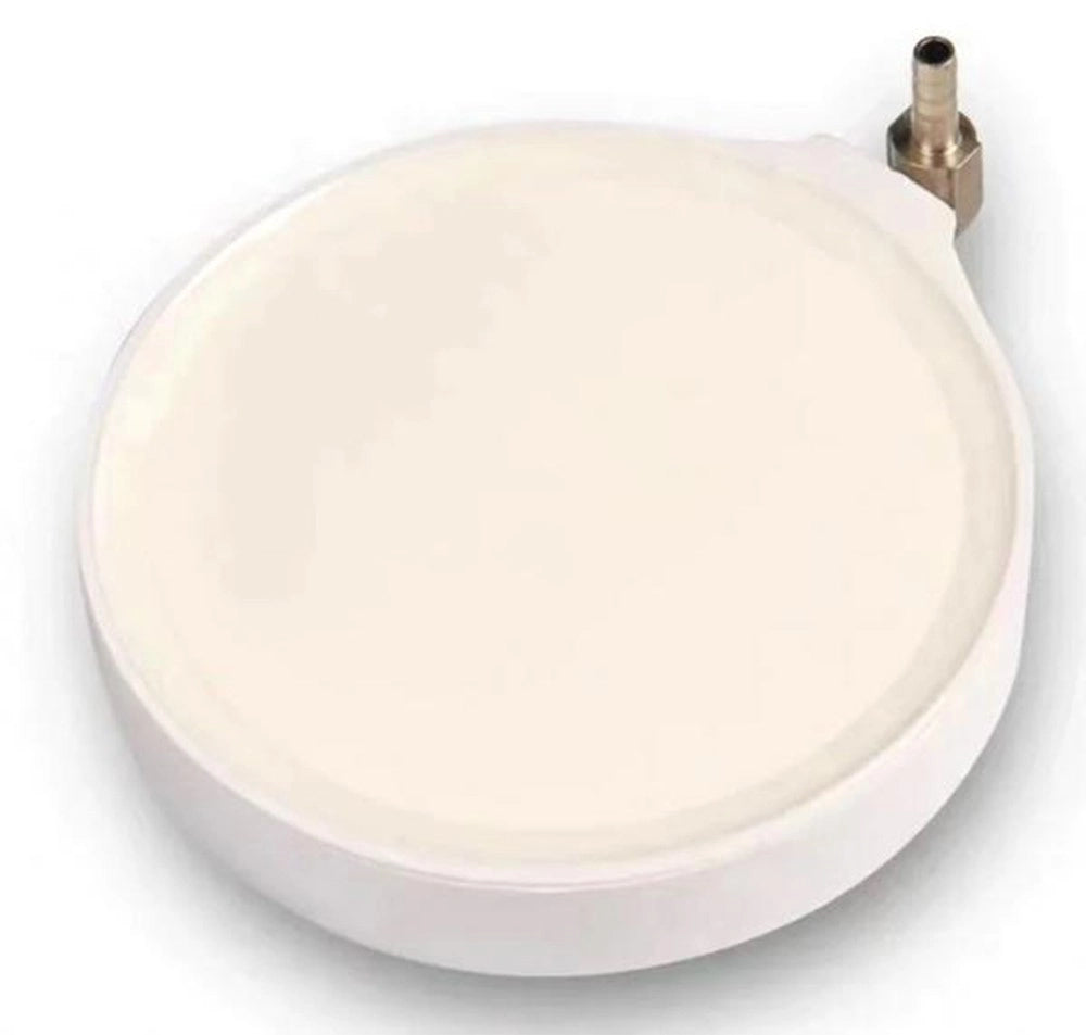 Diffusore d'ossigeno circolare bianco mm132x20h per acquari e laghetti