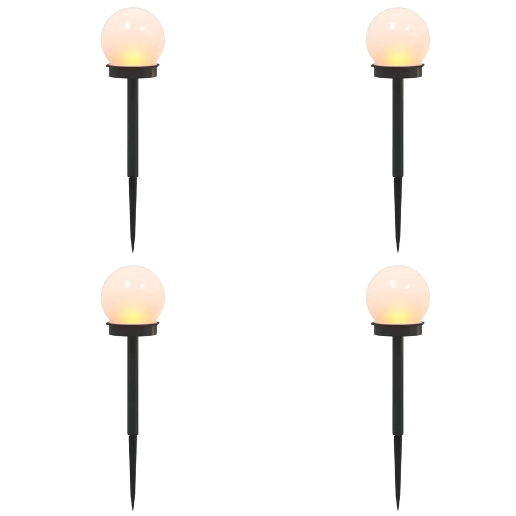 Luci solari da esterno con picchetto 4 pcs Bianco caldo 38,5 cm 42042723