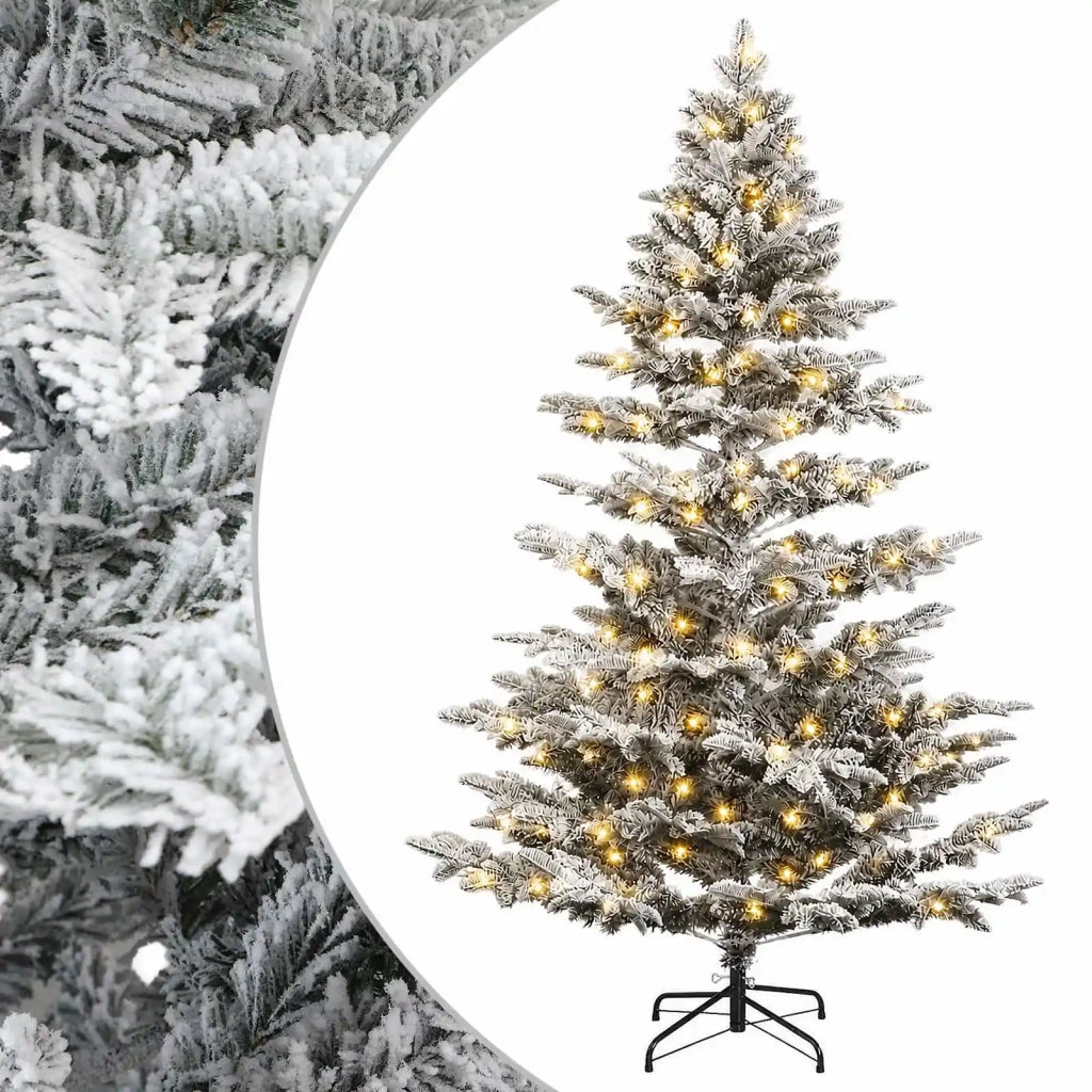 Albero di Natale Artificiale con Rami Pieghevoli 210 cm 300 LED 3466256