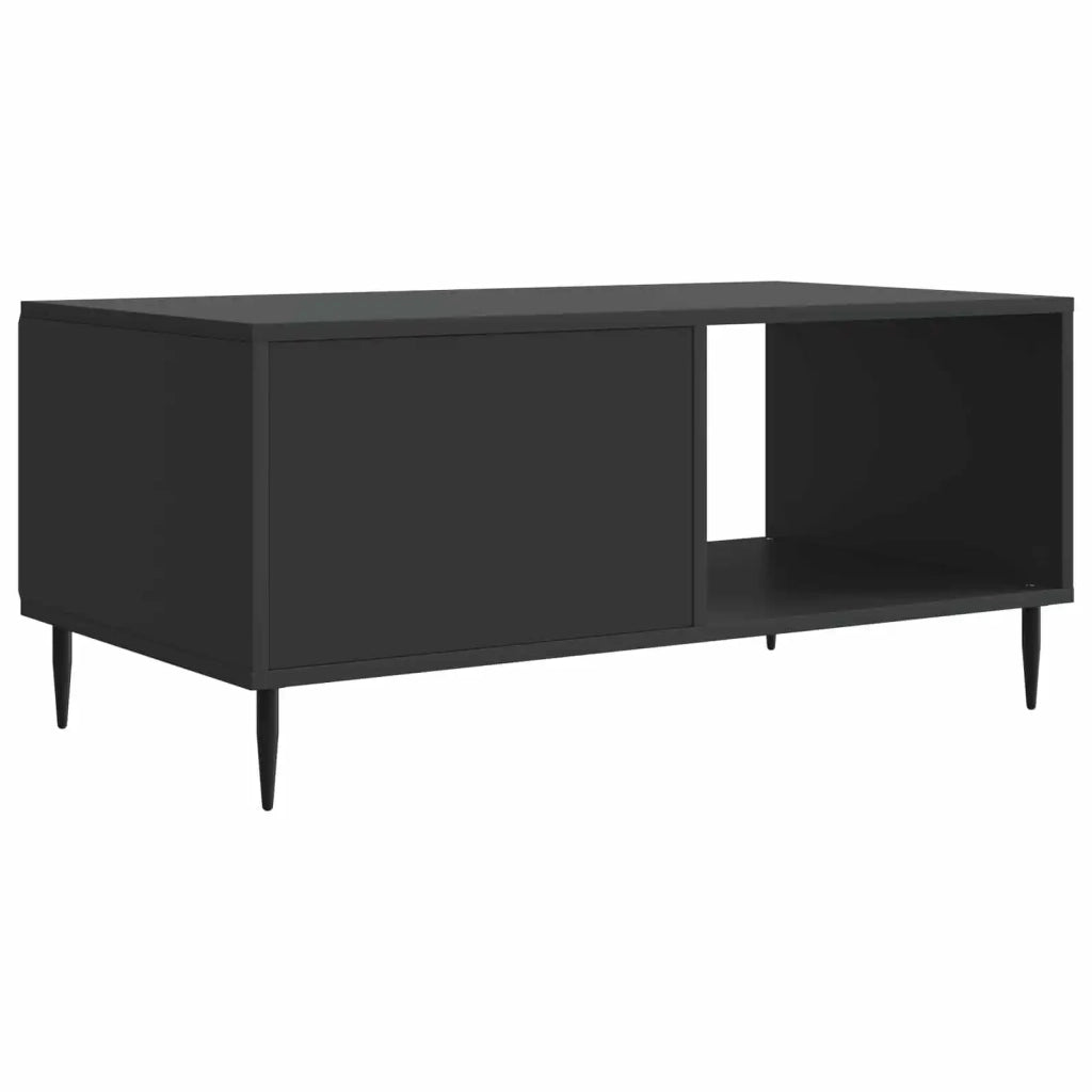 Tavolino da salotto Nero 90 x 50 x 40 cm Legno ingegnerizzato 894496