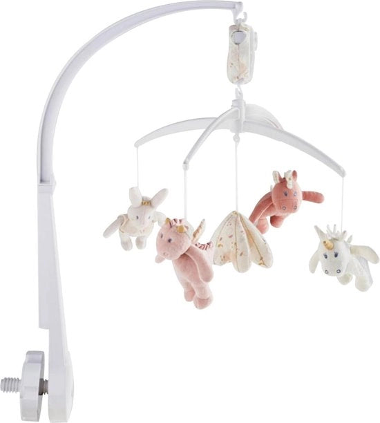 Culla Mobili Pastello Lina & Joy - Culla per Bambini con Suono - Tappeto di Gioco con Melodie