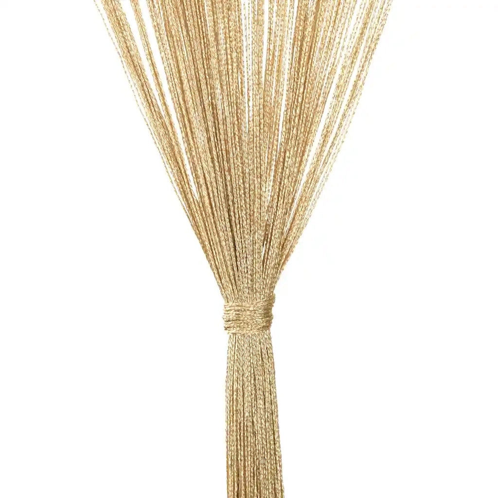 2 pz Tende a Fili 100x250 cm Beige