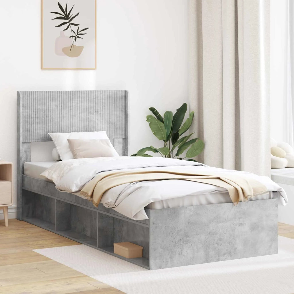 Testiera | Testata Letto Grigio Cemento PB