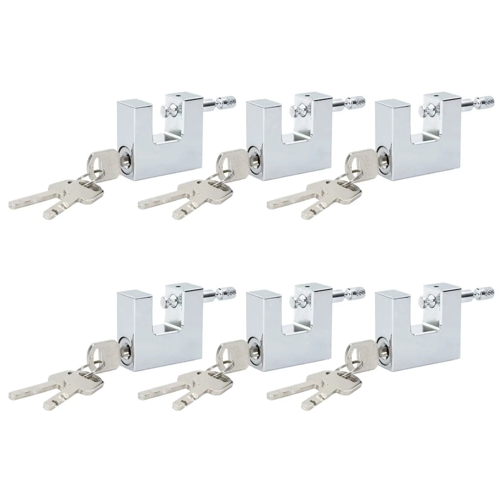Lucchetto 6 pz Argento Acciaio CFW6459009