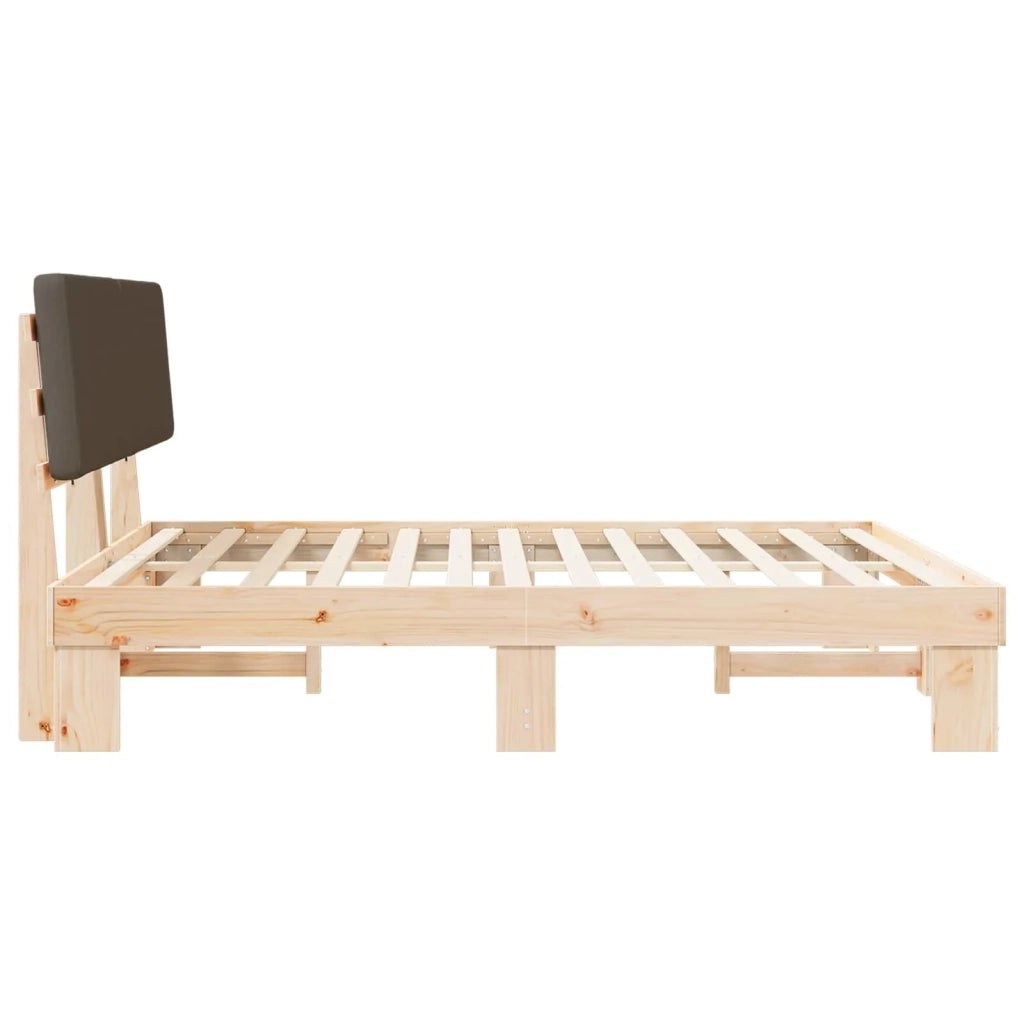 Letto con Testiera Rivestita Talpa 180 x 200 cm Pino massello 3398082