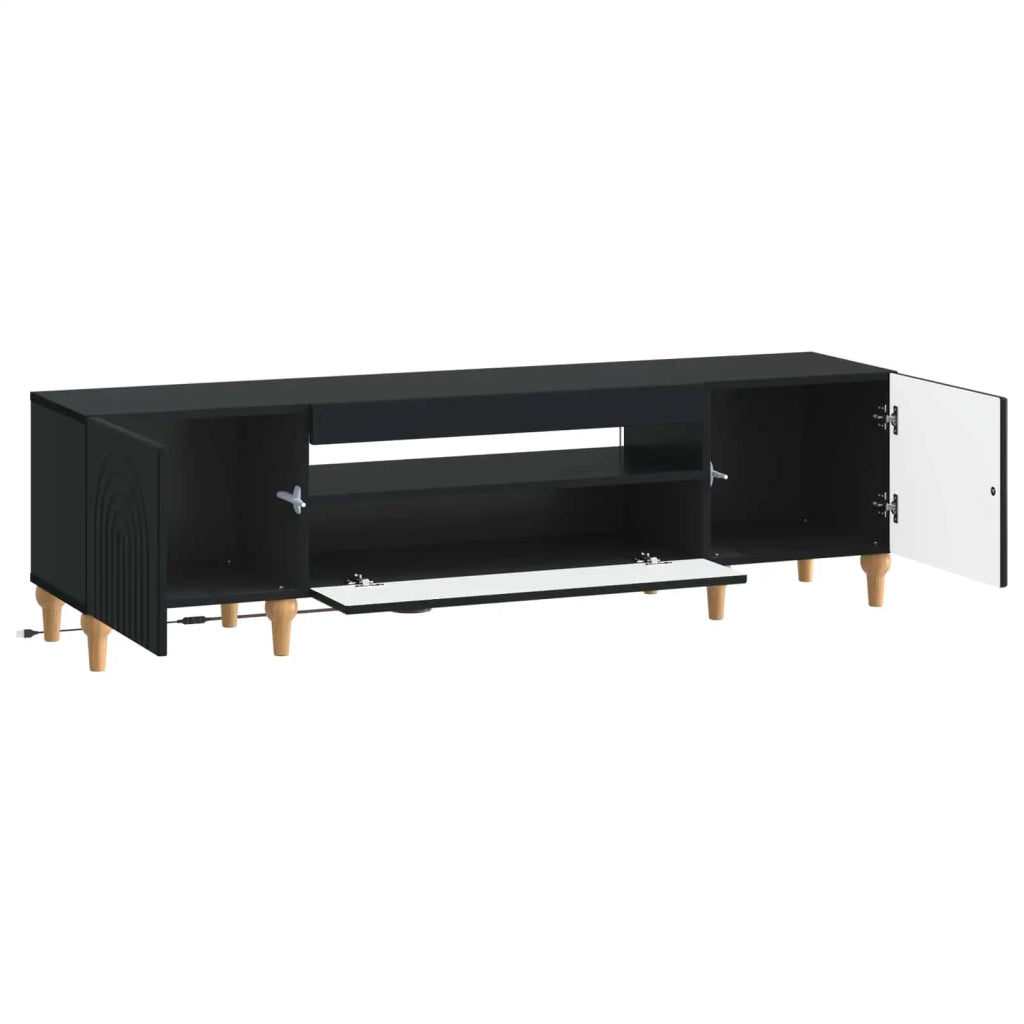 Mobile TV LED Nero Legno ingegnerizzato 896246