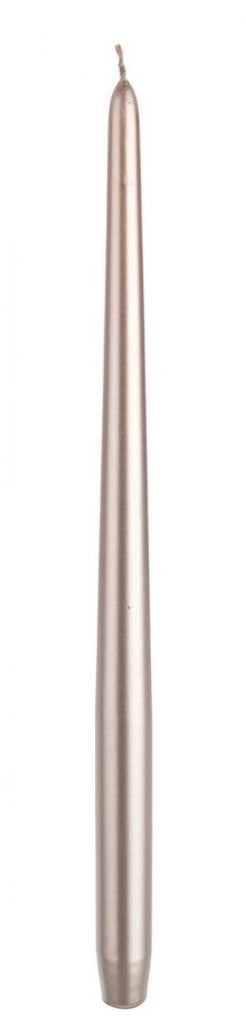 Candela Basic Conica Perla, Altezza 40cm (6 Pezzi)