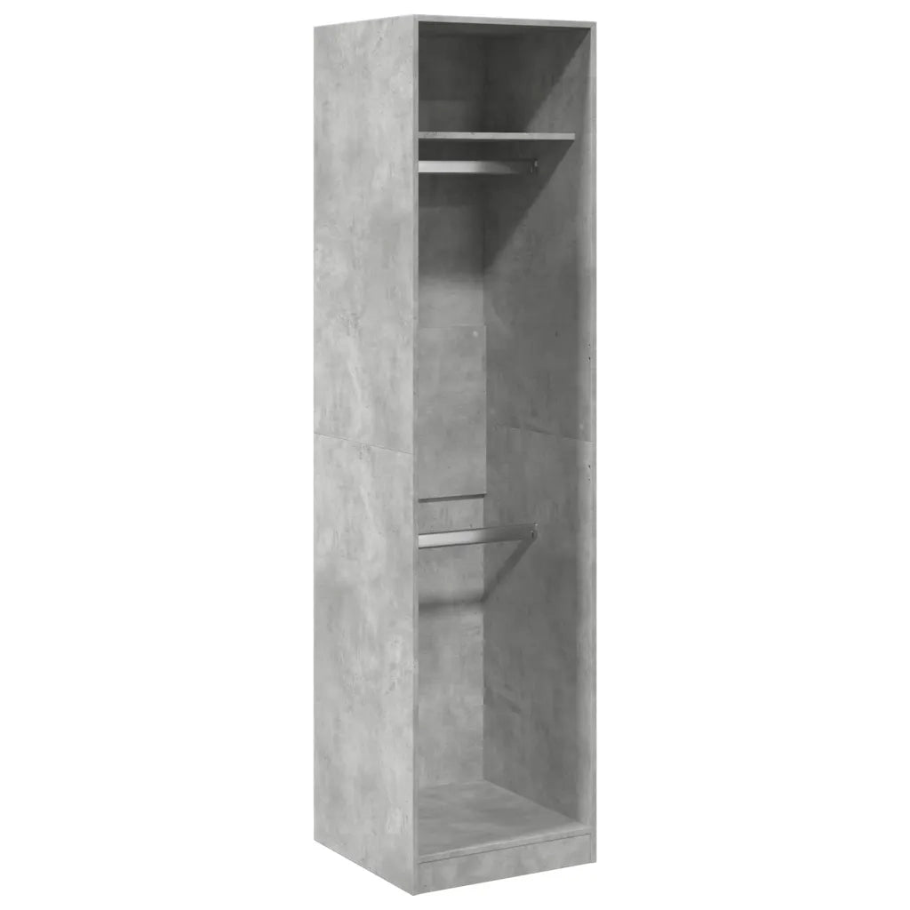 Armadio Grigio Cemento 50x50x200 cm in Legno Multistrato CFW9517529