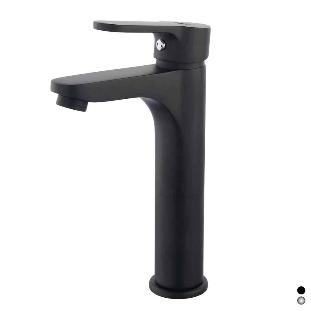 Miscelatore monocomando lavabo DH PACO Nero opaco