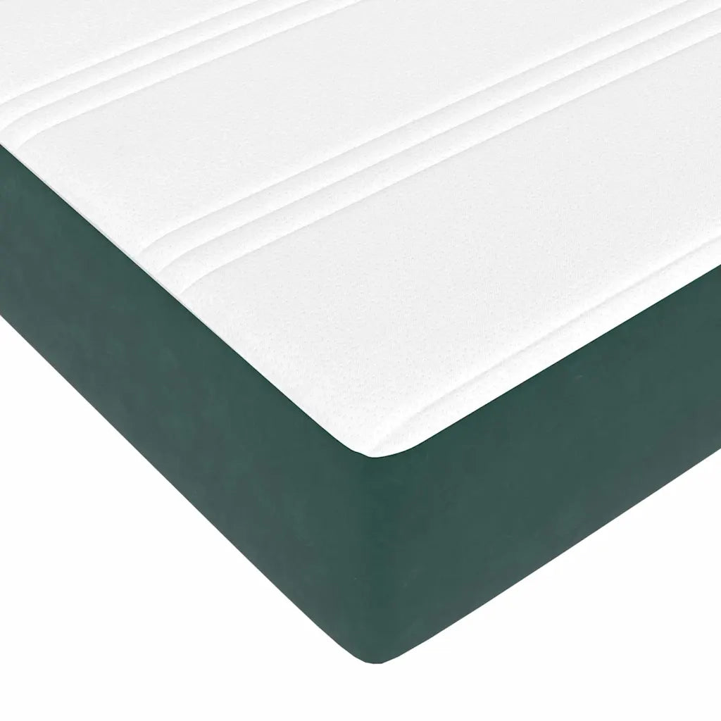 Struttura del letto Verde Scuro 90 x 190 cm Tessuto 3399263