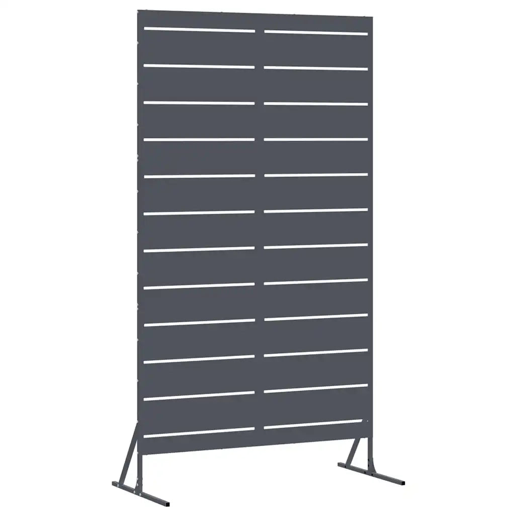 Schermo per Privacy Antracite 100 x 50 x 180 cm Acciaio 868565